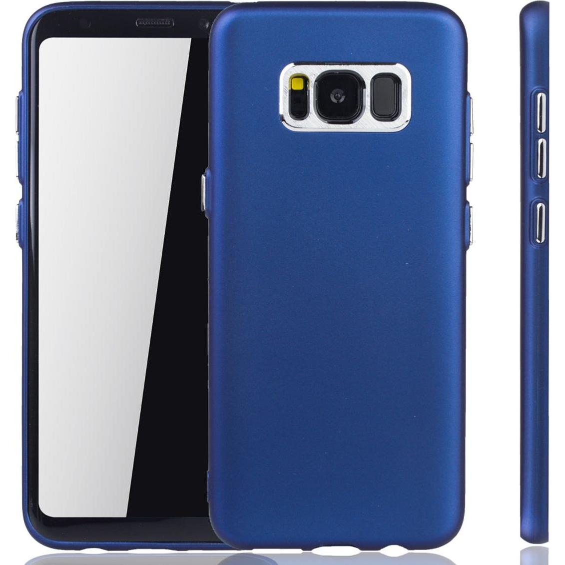 König Design Handyhülle für Samsung Galaxy S8 Plus Schutzcase Backcover Bumper Etuis Blau (Samsung Galaxy S8+), Smartpho...