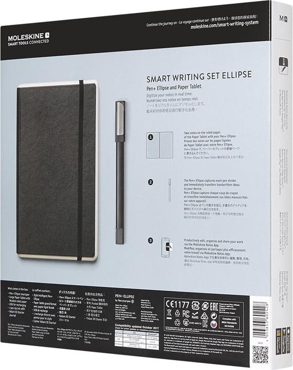 Immagine prodotto Moleskine Smart Writing Set Ellipse (A5, Righe, Copertina rigida)