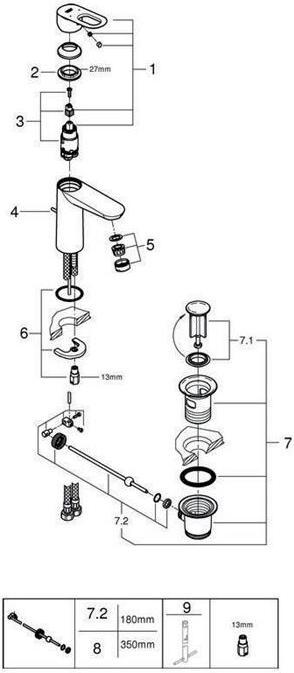 Immagine prodotto Grohe Miscelatore monocomando per lavabo BauLoop 1/2" M-Size chr