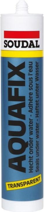 Soudal Mastic de jointoiement Aquafix transparent 310ml (Transparent, 310 ml)