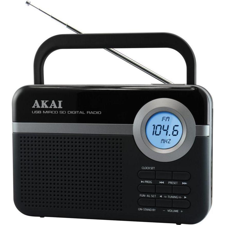 Akai Professional Radio Akai PR006A-471U (FM), Radio, Schwarz
