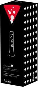 Image du produit Fisura Mini lampe à lave rouge et blanche