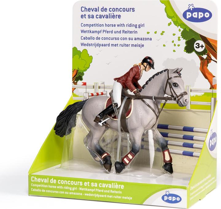 Productafbeelding Papo Wedstrijdpaard en ruiter