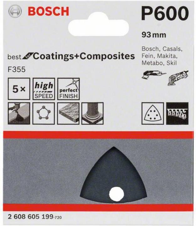 Produktbild Bosch Professional Zubehör PRO F355 Schleifblatt (P600)