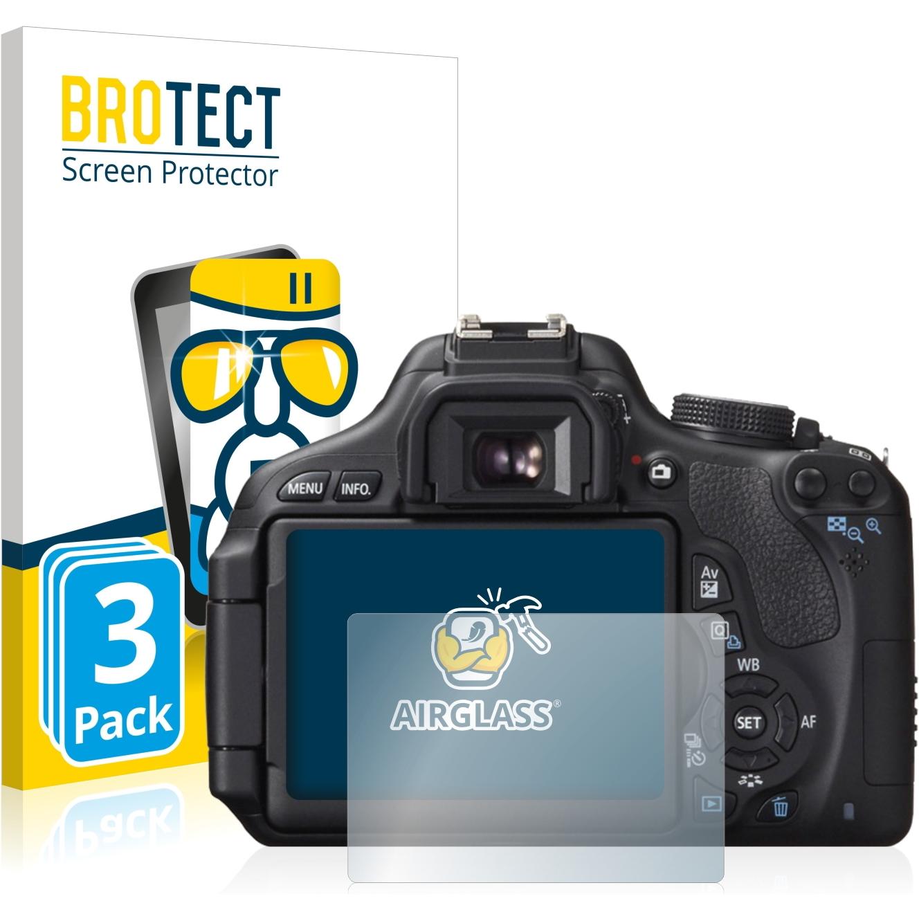 Thumbnail - BROTECT AirGlass Panzerglasfolie (Displayschutz, EOS 600D), Kameraschutz