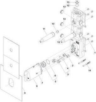 Actual product image Dornbracht Dornb UP thermostat module 3/4inch, with 2 valves