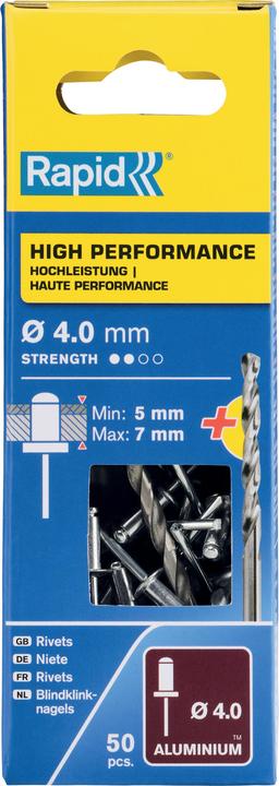 Produktbild Rapid Universal Blindniete Ø 4,0 x 10 mm