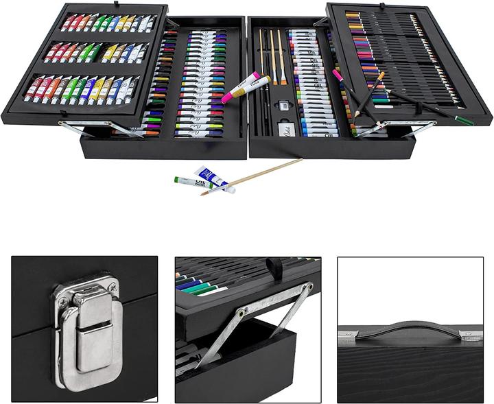 Produktbild ECD Germany Malkoffer 174 tlg.