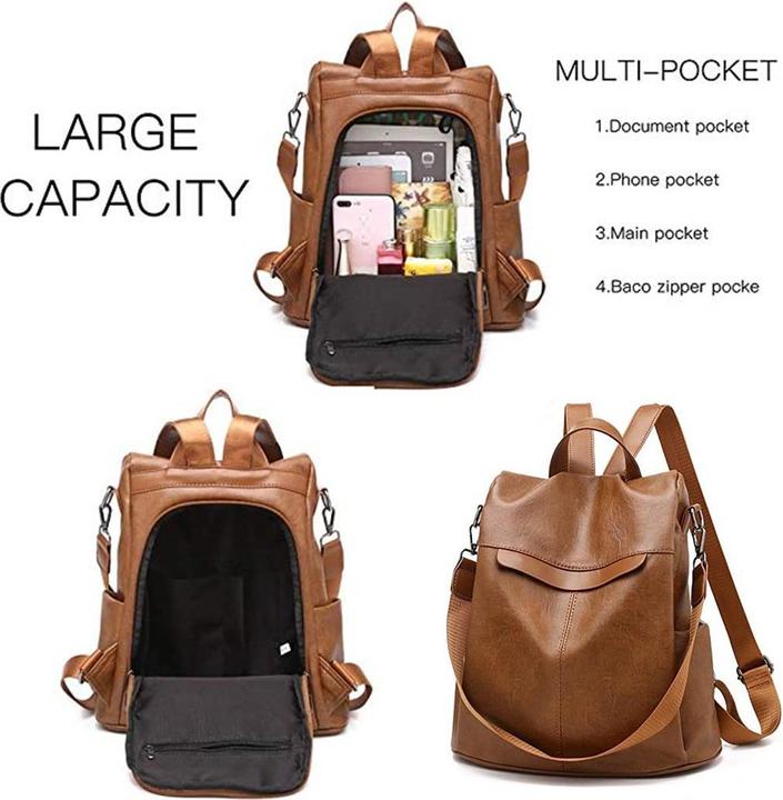 Actual product image Only-Bags.Store Rucksack wasserdicht Anti-Diebstahl-Schultertasche