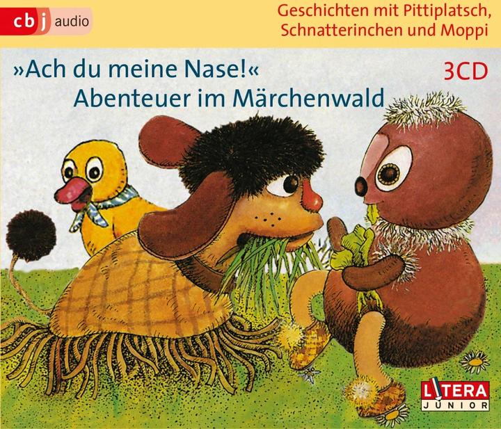 Histoires avec Pittiplatsch, Schnatterinchen et Moppi "Oh mon nez" Aventures dans les contes de fées (Günther Schiffel, Günter Puppe, Ingeborg Feustel, Heinz Schröder, Friedgard Kurze, Allemand)