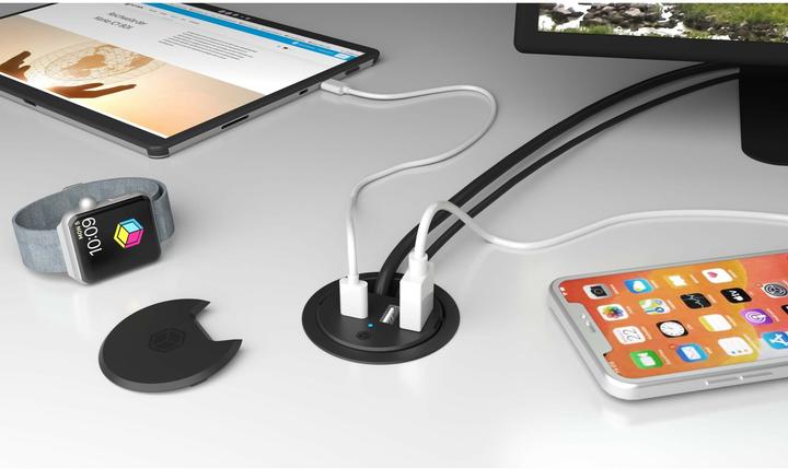 Actual product image Icy Box IB-HUB1407 (30 W, 3 ports)