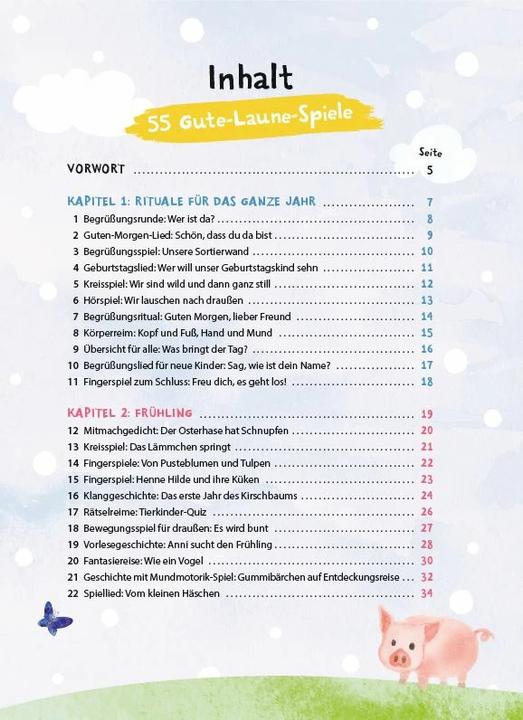 Produktbild 55 Gute-Laune-Spiele für den Morgenkreis (Deutsch, 2018)