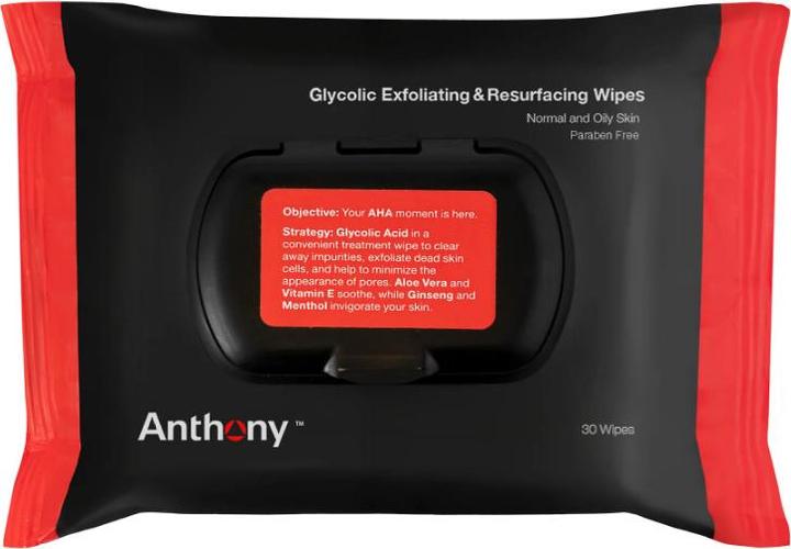 Produktbild Anthony Glykolische Peeling-Tücher (Reinigungstücher Gesicht, 30 ml)