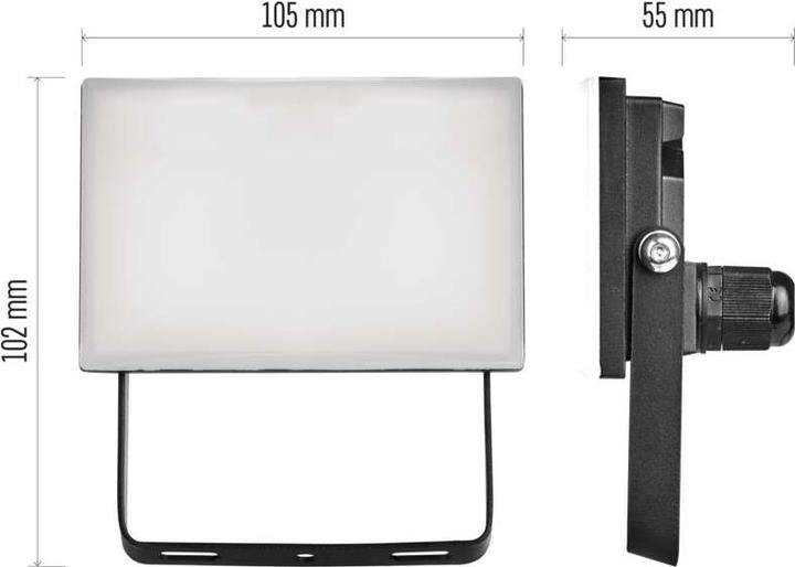 Produktbild Emos LED-Fluter TAMBO, 10 w, 1000 lm, IP65, schwarz (1000 lm, IP65)