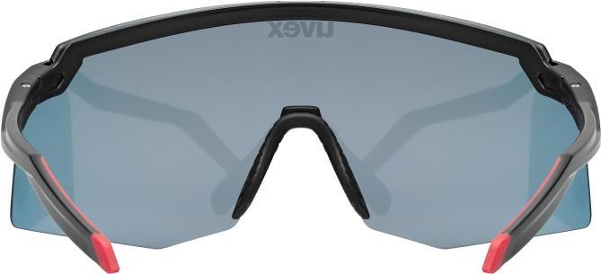 Actual product image Uvex pace stage (black matt (red)*, Mirror Red)