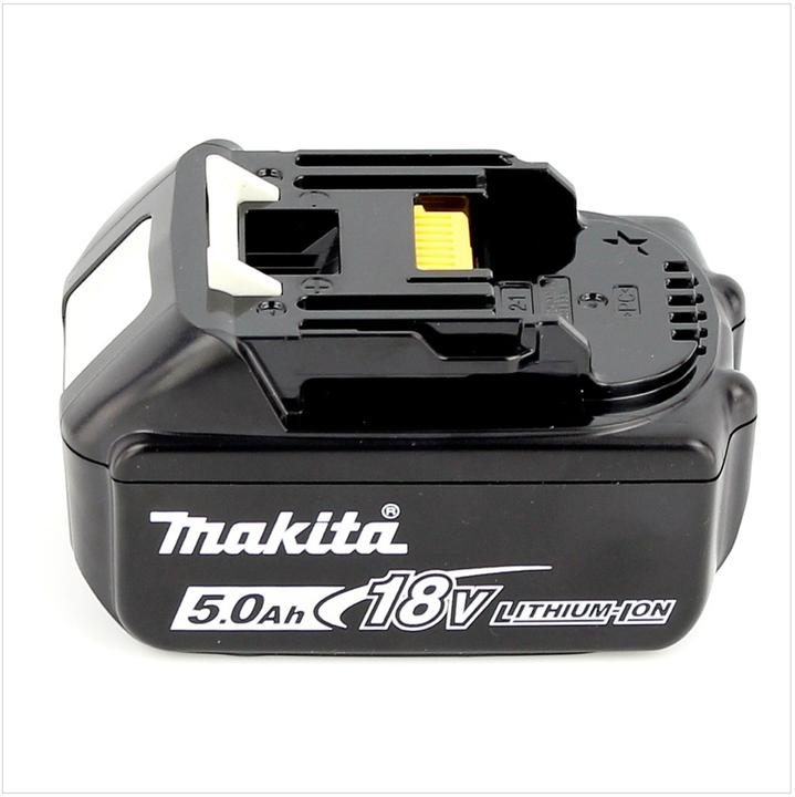 Produktbild Makita DGA 506 T1 Akku Winkelschleifer 18V 125mm Brushless + 1x Akku 5,0Ah - ohne Ladegerät (125 mm)