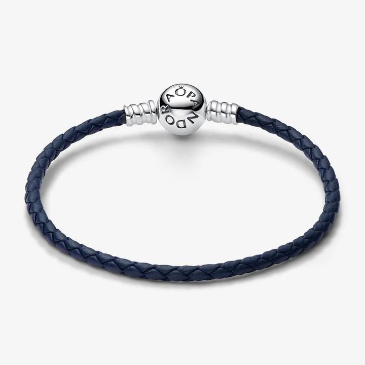 Produktbild Pandora Moments (17.50 cm, Leder, Sterlingsilber)