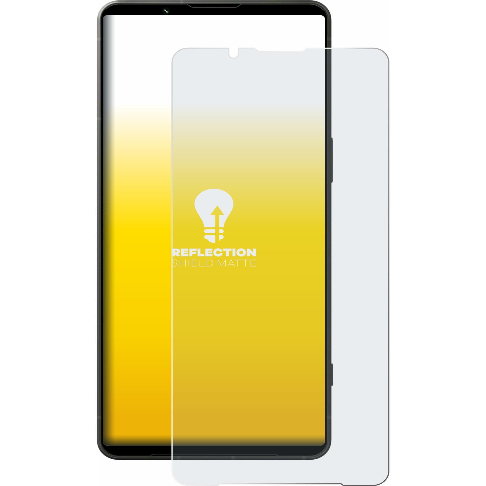 Thumbnail - upscreen Reflection Shield Displayschutz Matt (1 Stück, Sony Xperia 1 VI), Smartphone Schutzfolie, Grau