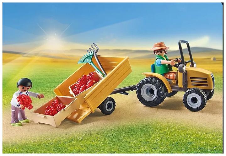 Productafbeelding Playmobil 71442 Trekker met aanhanger en watertank (71442, Playmobil Land)