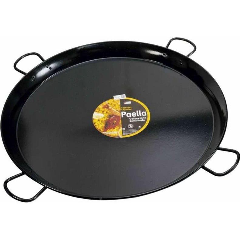 Vaello Kookpunt Paellapan Laag, 115cm zwart (Paella Pfanne) (5803)