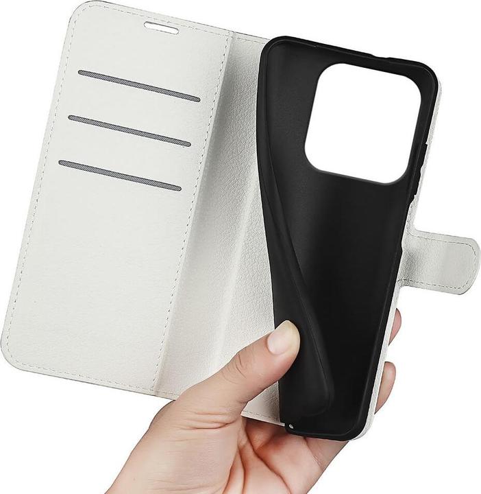 Actual product image Cover-Discount Xiaomi Redmi Note 14 4G - Leder Etui Hülle (Xiaomi Redmi Note 14)