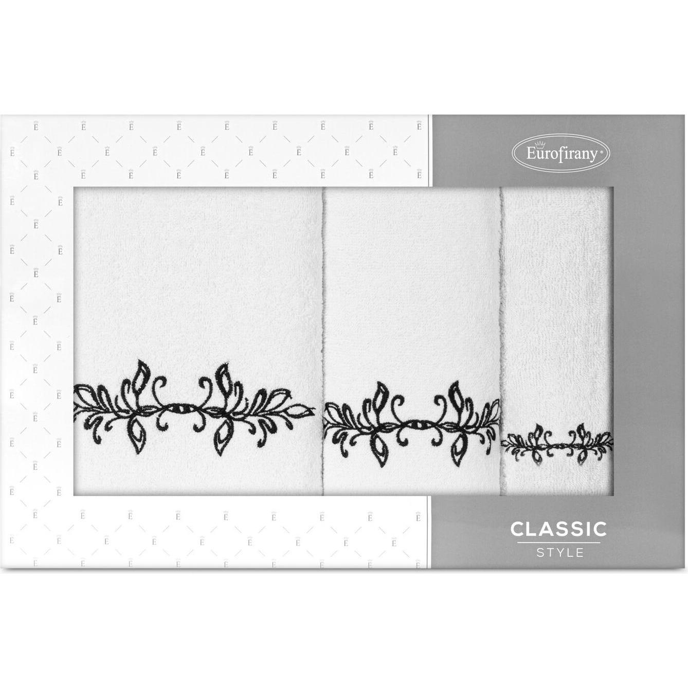 Thumbnail - Eurofirany, Frotteewäsche, Eurogardinen RE/KPL/3/KAMELIA 380 B+SCHWARZ