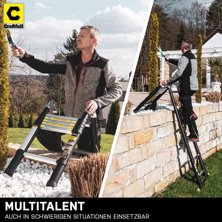Produktbild Craftfull Teleskopleiter (Teleskopleiter, 560 cm)