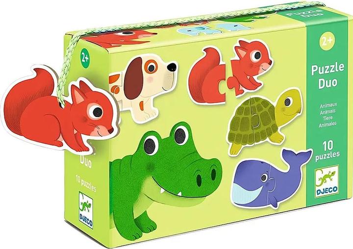 Djeco Puzzle Duo Animali (20 pezzi)