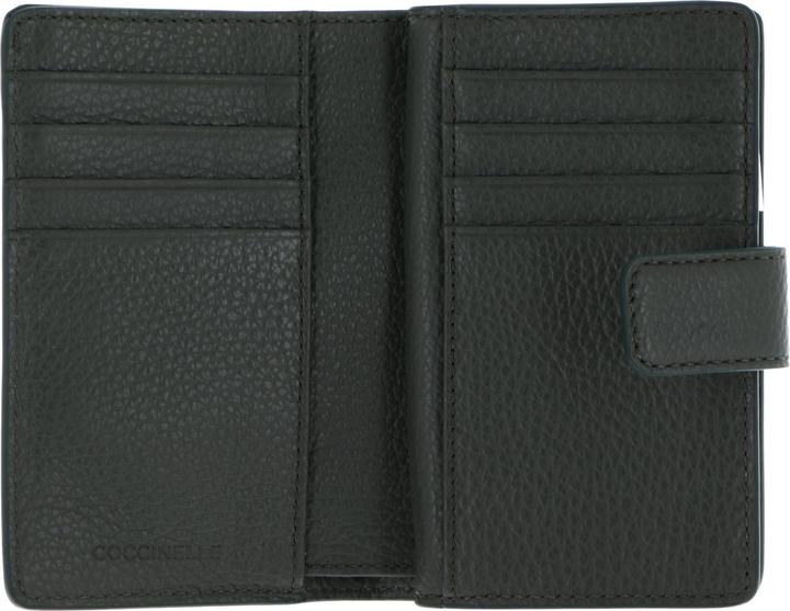 Actual product image Coccinelle Metallic Soft Mini Wallet Grained Leather
