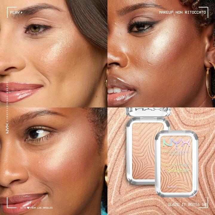 Actual product image NYX Professional Make-Up Nyx Highlight Contour (10, glaze it butta, Highlighter, 5 ml)