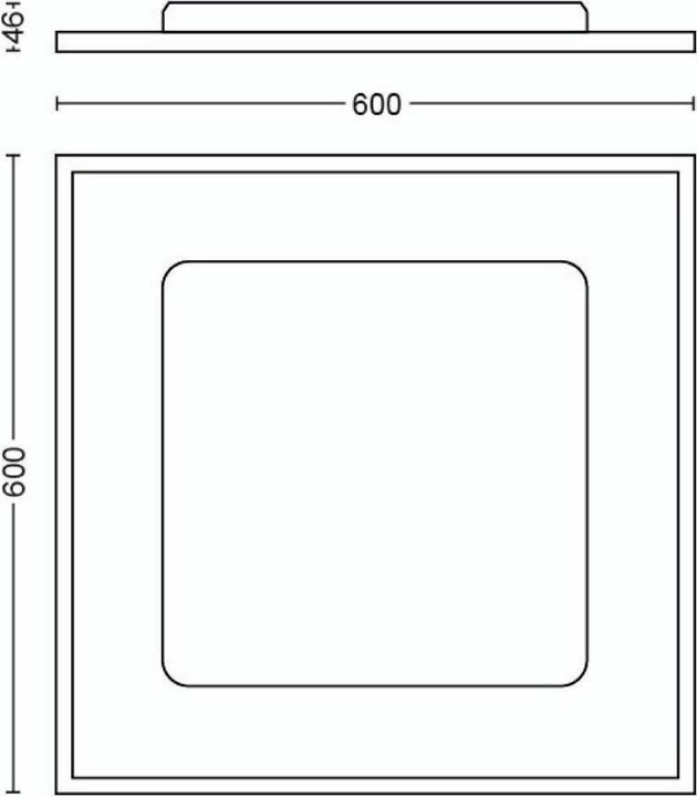 Productafbeelding Philips Hue Hue Aurelle Basis BT (3550 lm)