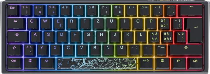 Produktbild Ducky ONE 3 Mini Classic, MX-Cherry Red - black (CH-Layout) (CH, Kabelgebunden)