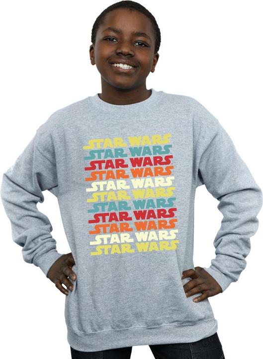 Image du produit Star Wars - Sweat RETRO REPEAT LOGO - Garçon (140, 146)