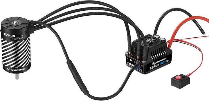 Actual product image Hobbywing Ezrun MAX10 G2 80A Combo with 3652SD-4100kV 3.175 shaft