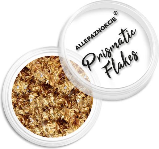 Molly Lac Nail Art Prismatic Flakes Gold