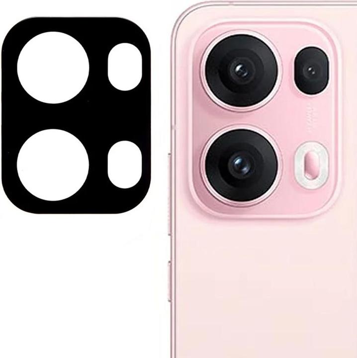 Actual product image Techsuit - Full Camera Glass - Oppo Reno13 Pro - Black (Oppo Reno 13 Pro)