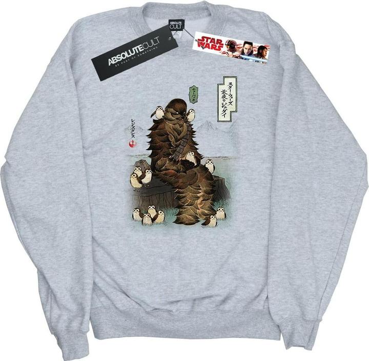 Produktbild Star Wars The Last Jedi Japanese Chewbacca Porgs Sweatshirt (S)