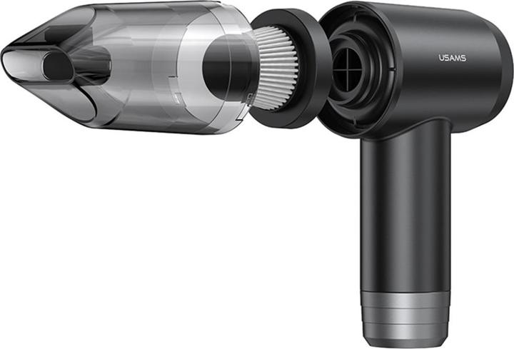 Actual product image Usams Odkurzacz samochodowy 6w1 XJ series czarny/black ZB291XCQ01 (US-ZB291)