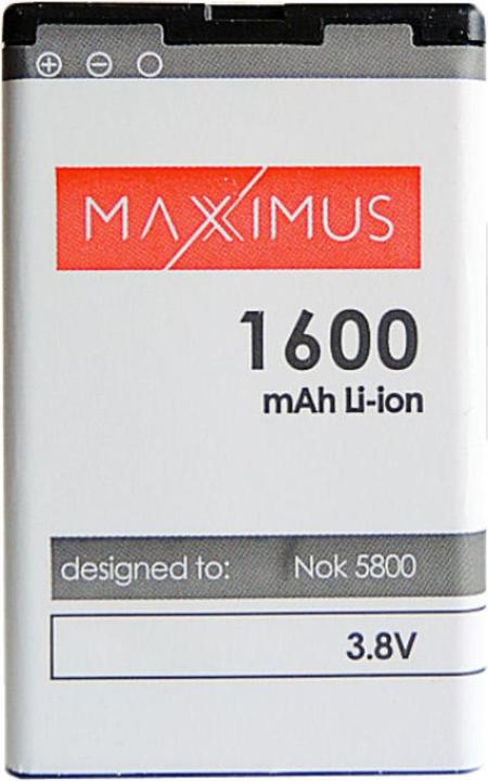 Immagine prodotto Maxximus Batteria NOKIA 5800/ LUMIA 520/c3/ ASHA 200/X6-00 1600 LI-IO
