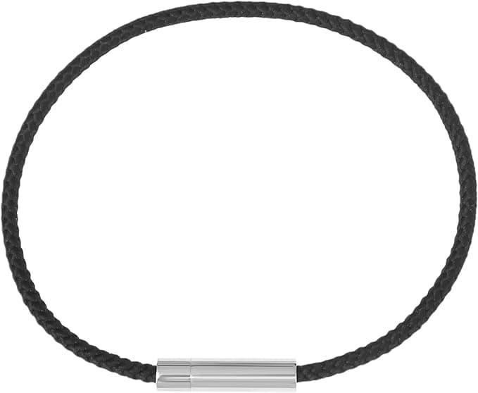 Immagine prodotto Made by Nami Stoffarmband (21 cm, Acciaio inossidabile, Corda da vela)