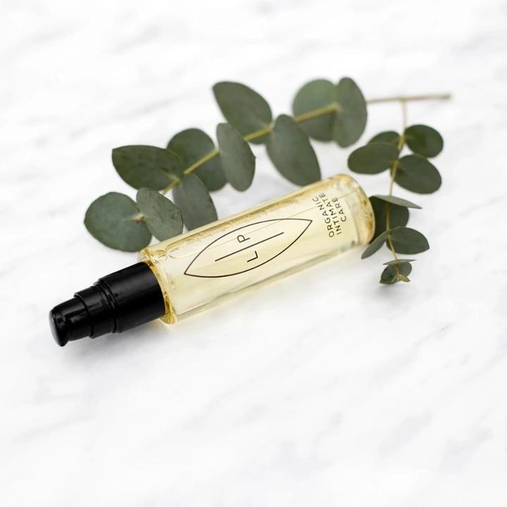 Image du produit Lip Intimate Care Soins intimes organiques Menthe et Ylang Ylang (75 ml, Rasage intime, Huile de toilette intime)