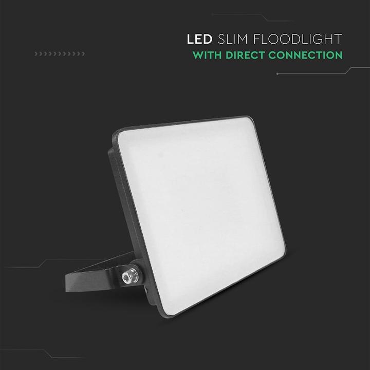 Produktbild V-TAC LED-Fluter, VT-4419-FC, EEK: E, 20 W, 2400 lm, 6500 K, IP65, kaltweiss (2400 lm, IP65)