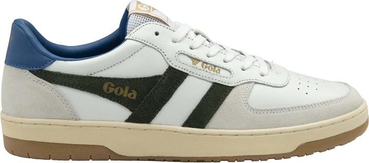 White, Dark Khaki, Sapphire