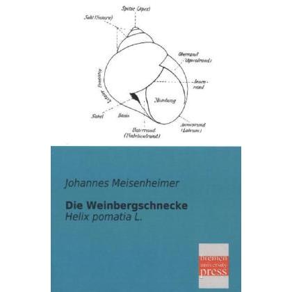 Die Weinbergschnecke, Fachbücher von Meisenheimer