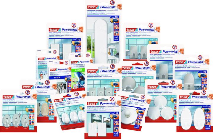 Produktbild tesa Powerstrips Haken LARGE Metall