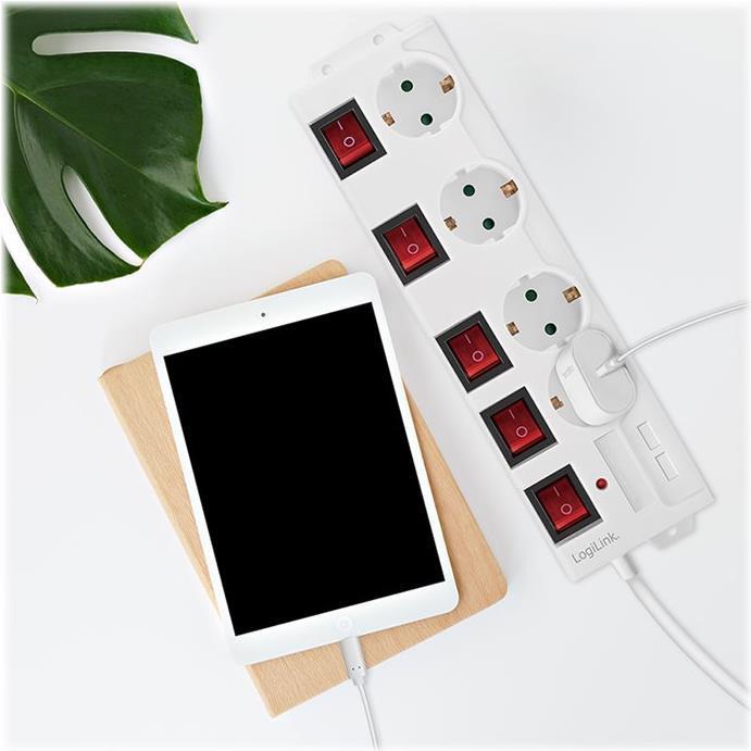 Actual product image LogiLink 4x CEE 7/3 max (4 x, CEE 7/3, 1.50 m)