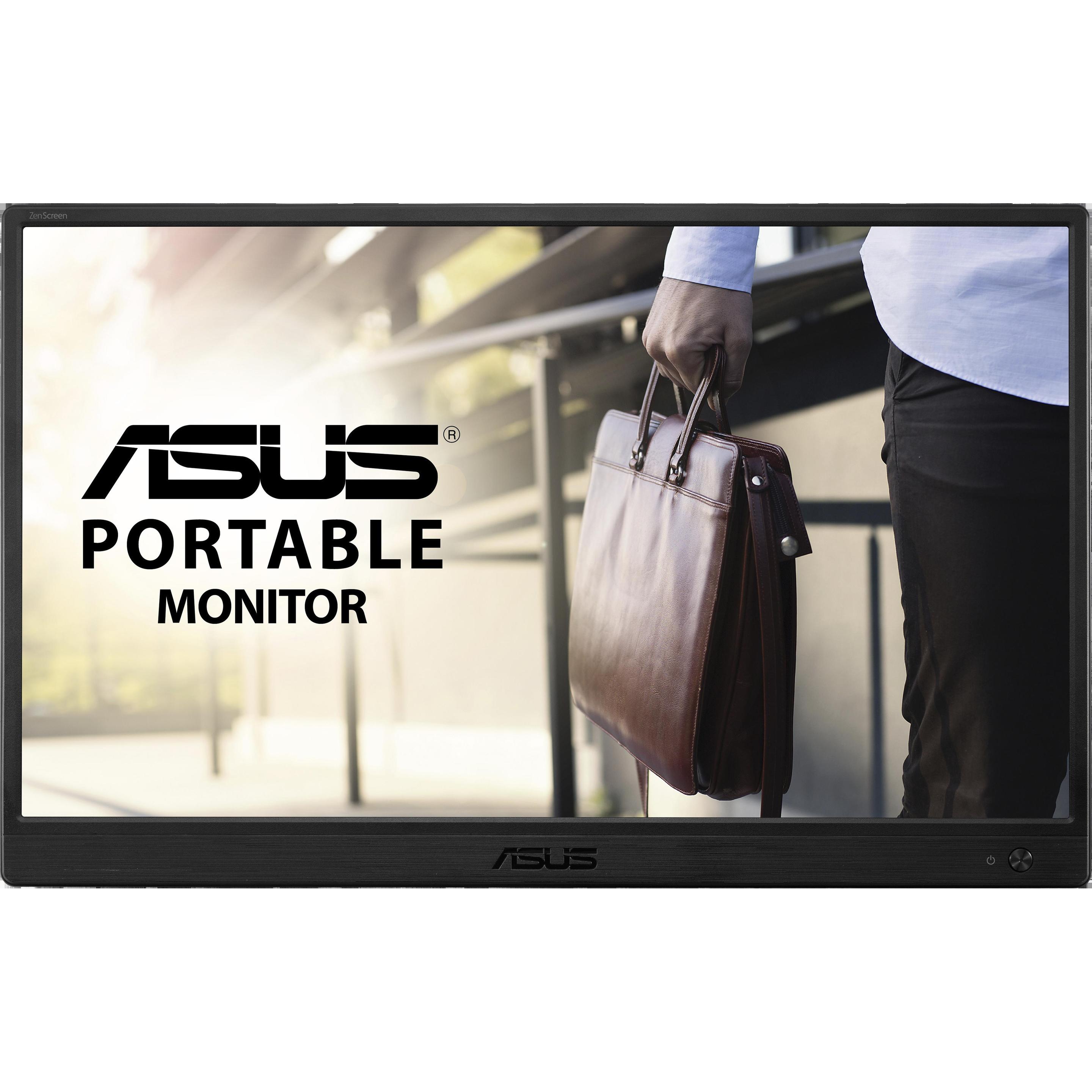 ASUS MB165B ZenScreen (1366 x 768 Pixel, 15.60"), Monitor, Schwarz