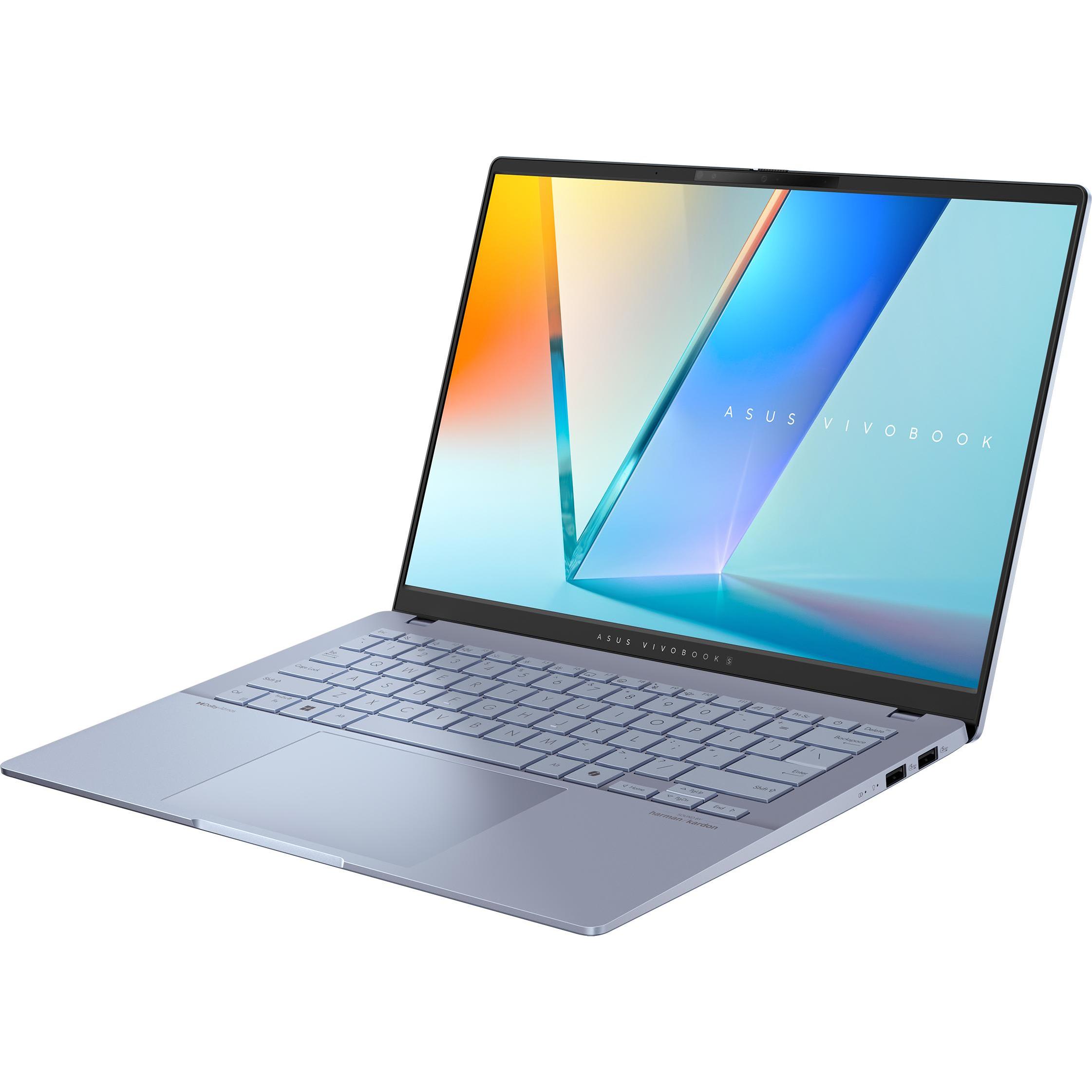 ASUS Vivobook S 14 OLED (14", 1000 GB, 16 GB, DE, Intel Core Ultra 7 256V), Notebook, Blau