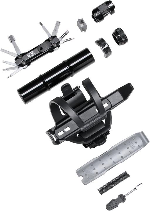 Productafbeelding Crankbrothers S.O.S. BC18 Side Entry bidonhouder + multitool, zwart