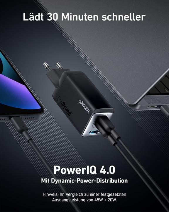 Actual product image Anker 735 GaN III Prime (65 W)